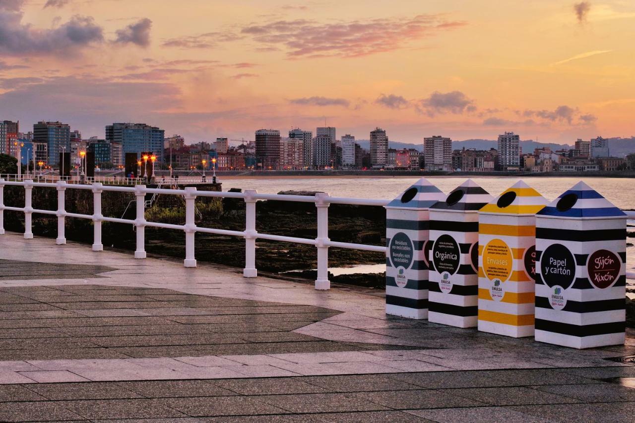 Apartamentos Bahia San Lorenzo Gijón Eksteriør bilde